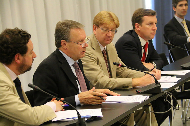 President Ilkka Kanerva (MP, Finland) chairs the Bureau Meeting, Helsinki, 8 July 2015. Photo: OSCE PA.